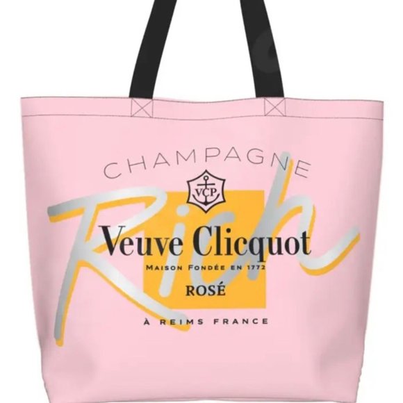 Veuve Clicquot Bags Veuve Clicuot Rich Rose Canvas Shoulder Tote